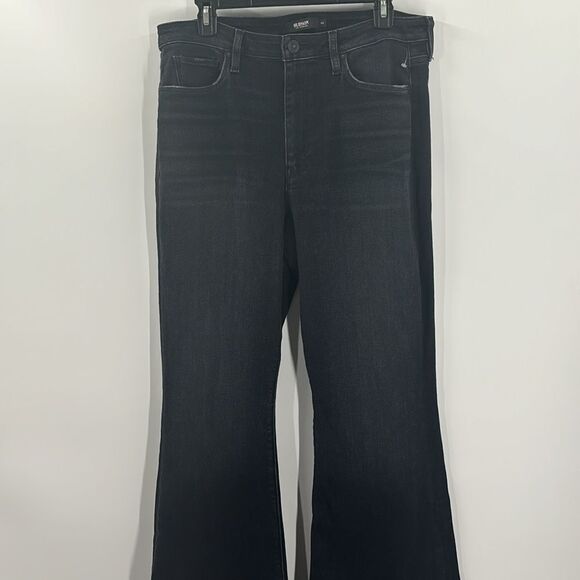HUDSON Jeans Holly Washed Black Flare Denim Women’s Size 33 - Picture 3 of 14
